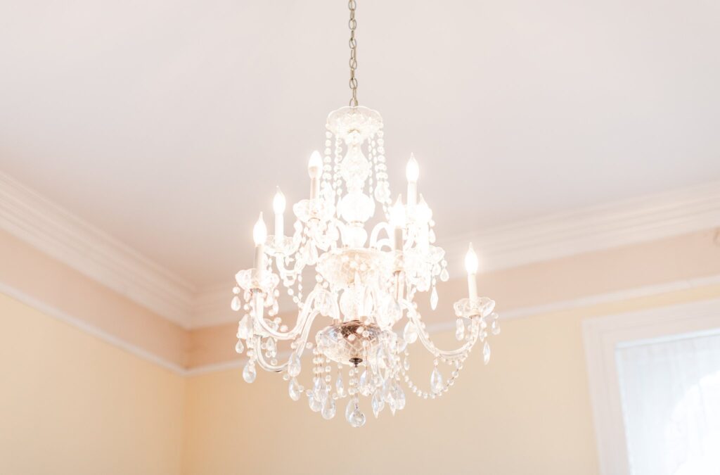 A beautiful chandelier