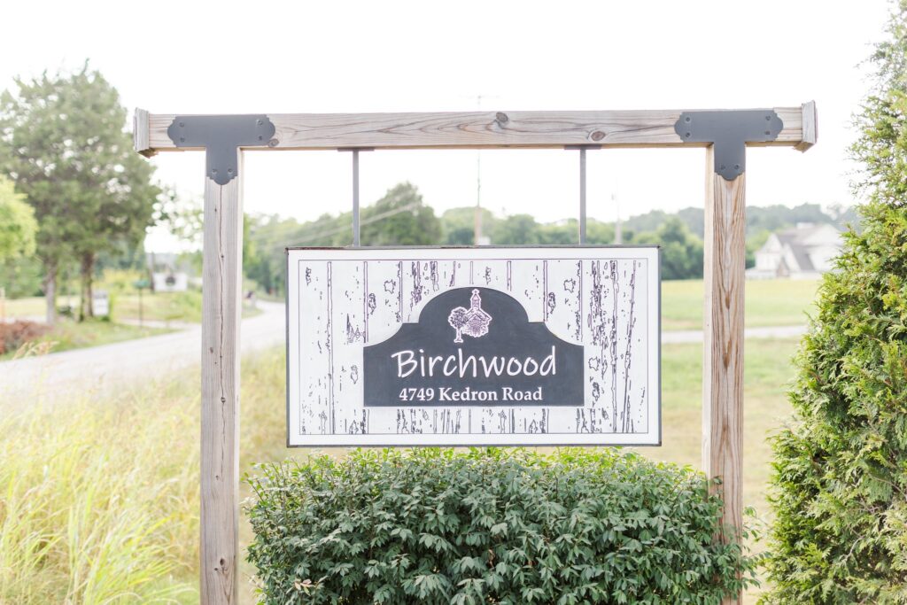 The Venue at Birchwood sign in Spring Hill, TN