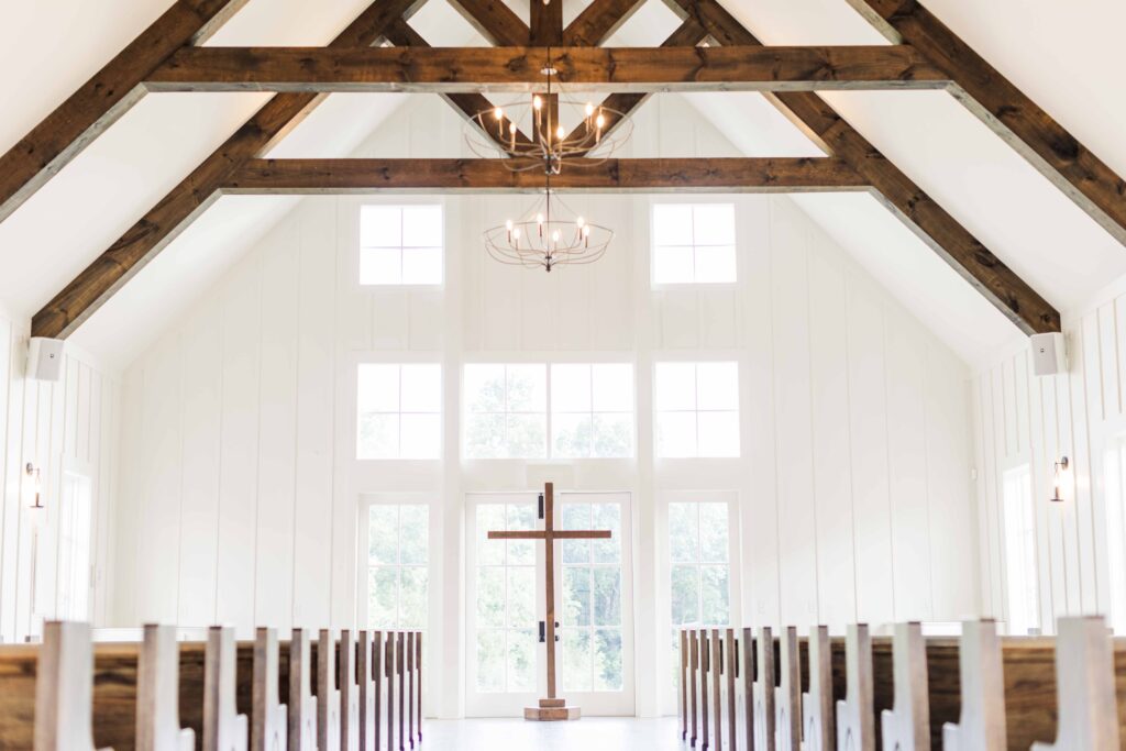 The inside of the Chapel at the Venue at Birchwood