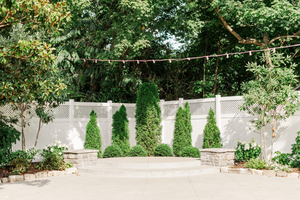 CJ's Off the Square, Nashville Garden Wedding Venue