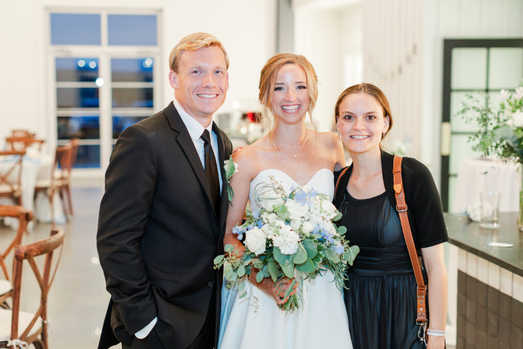 Kayla and Bailey with Jennifer, their wedding photographer